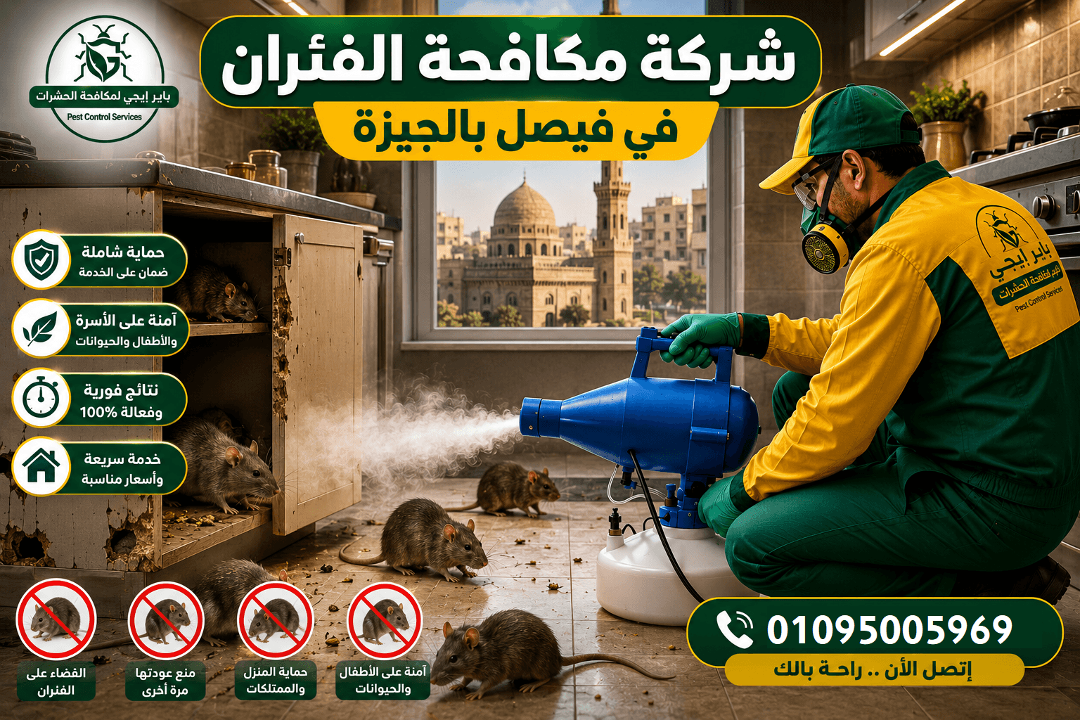 مكافحة الفئران في فيصل