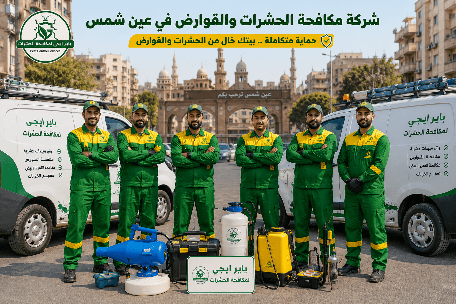 شركة مكافحة حشرات في عين شمس