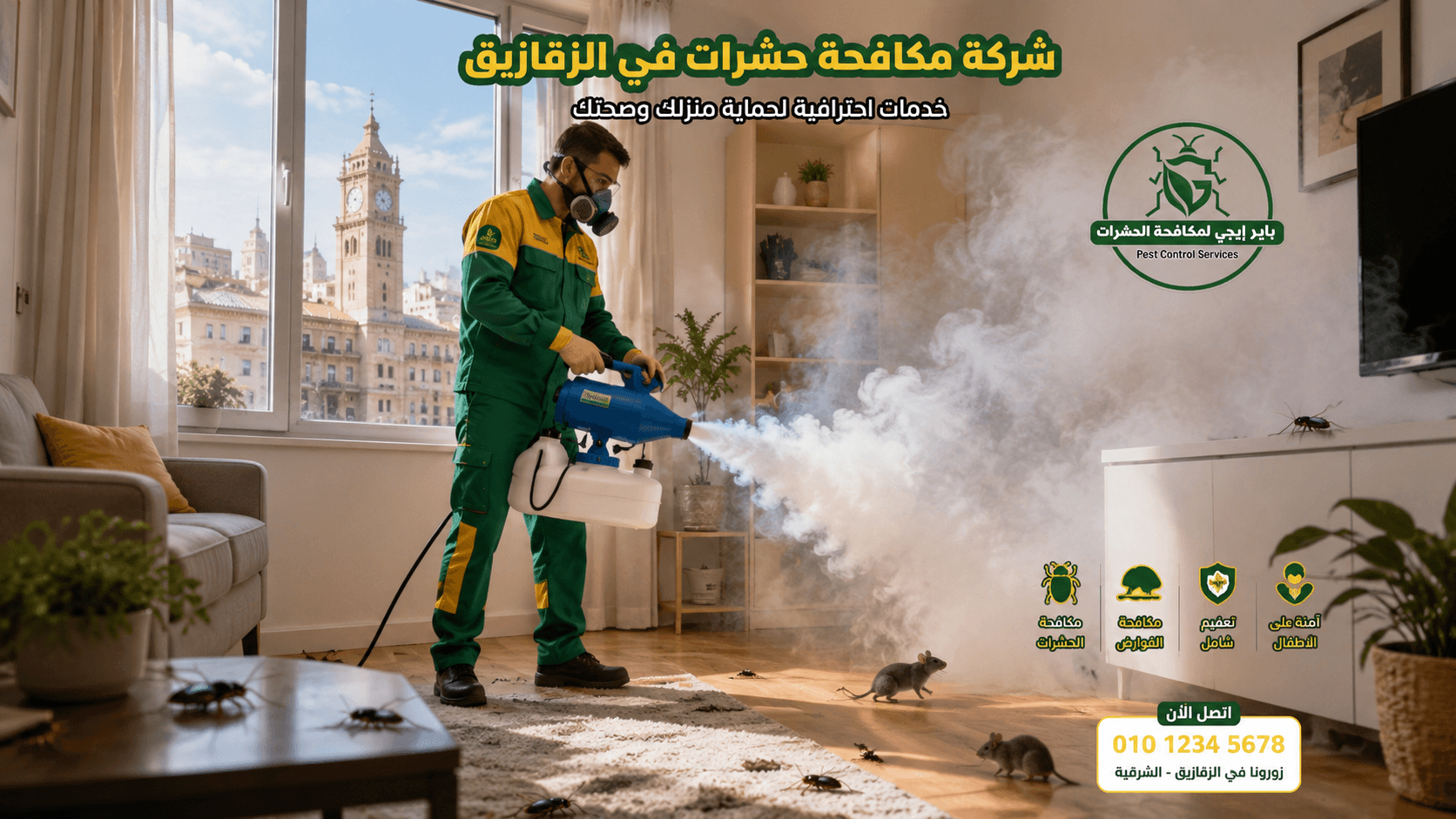 شركة مكافحة حشرات في الزقازيق