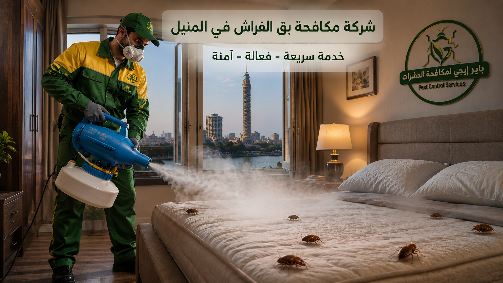 مكافحة بق الفراش في المنيل
