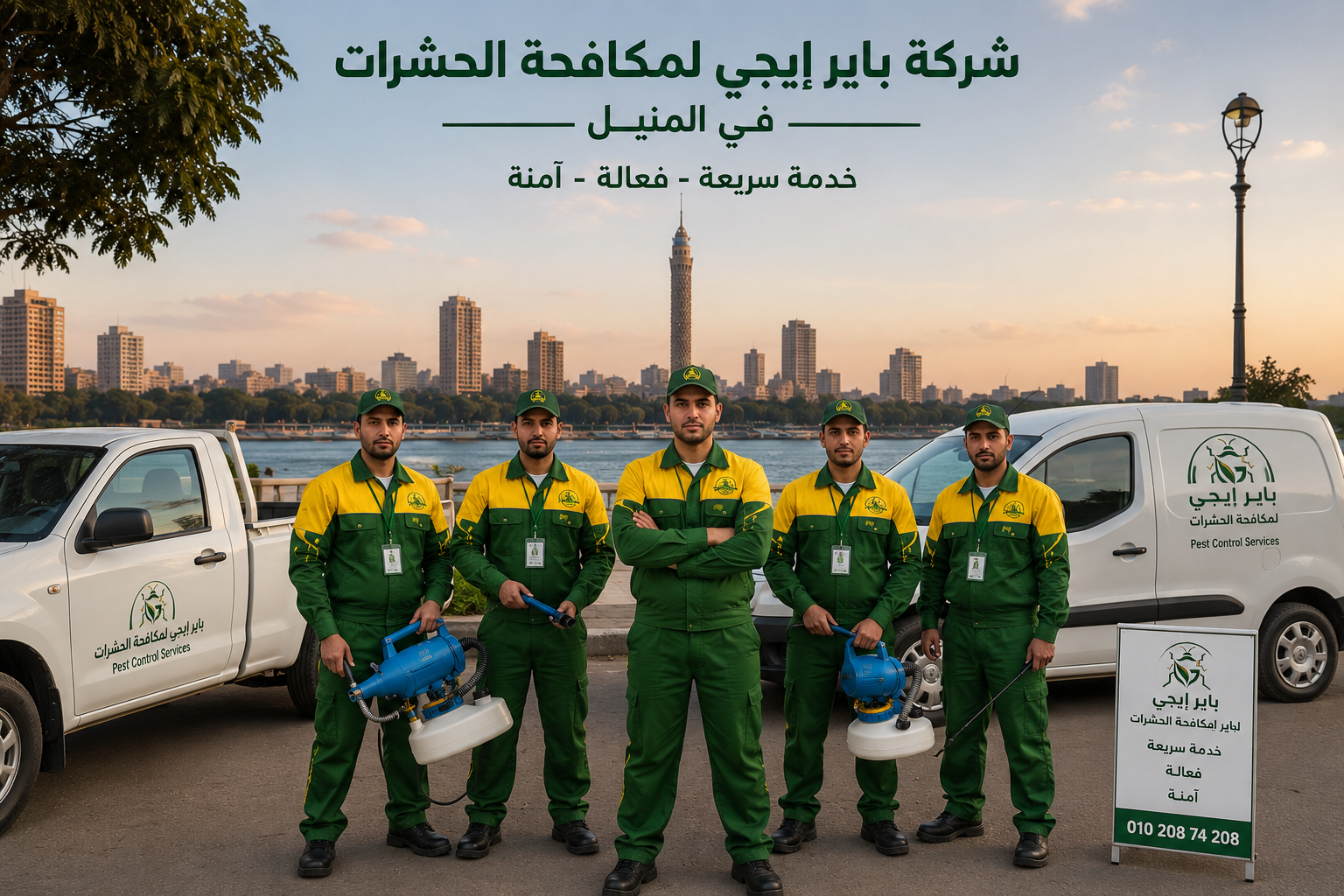خدمات مكافحة الحشرات في المنيل