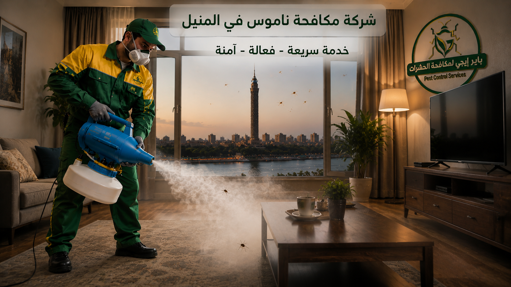 مكافحة الحشرات الطائرة في المنيل