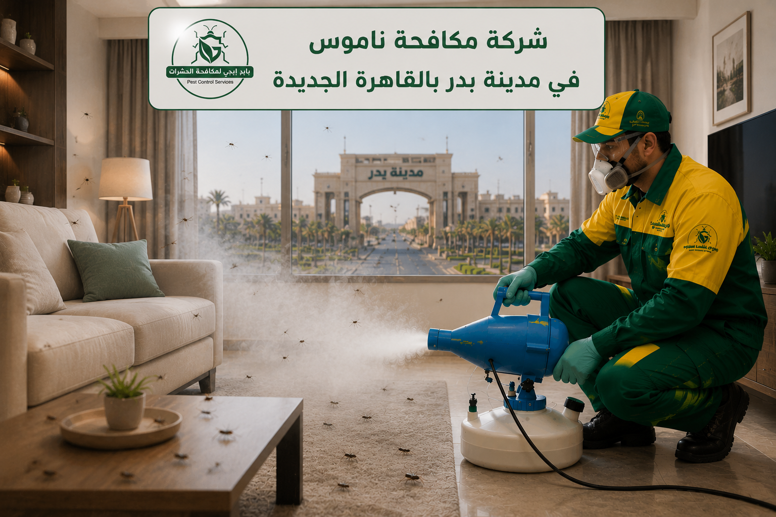 مكافحة الذباب والبعوض والحشرات الطائرة