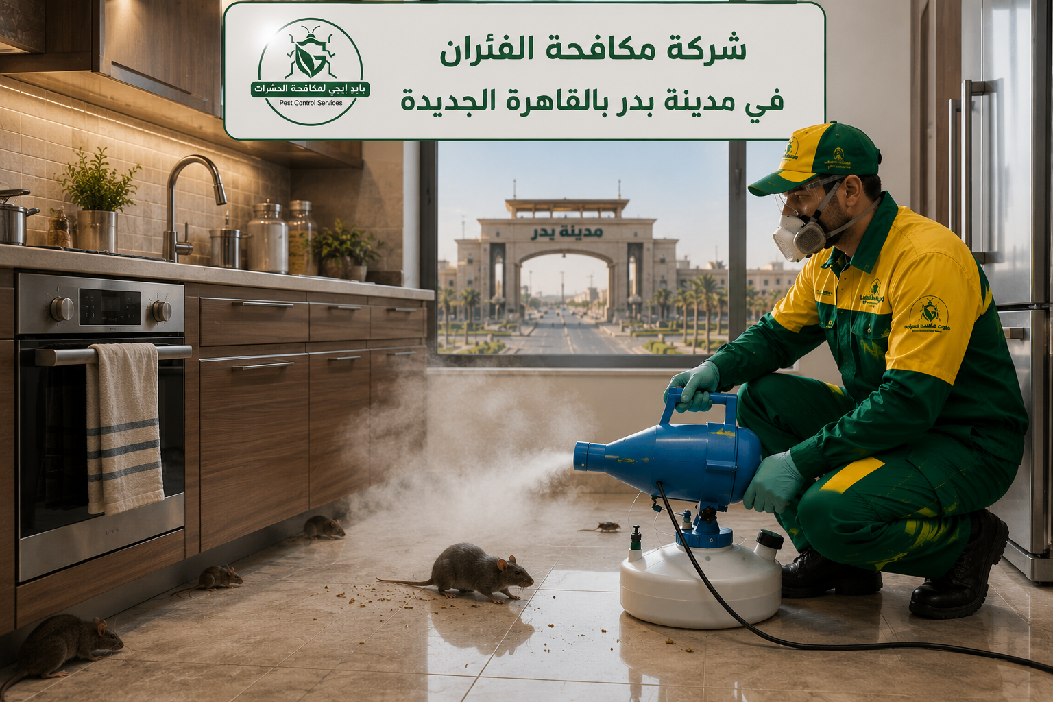 مكافحة الفئران في مدينة بدر