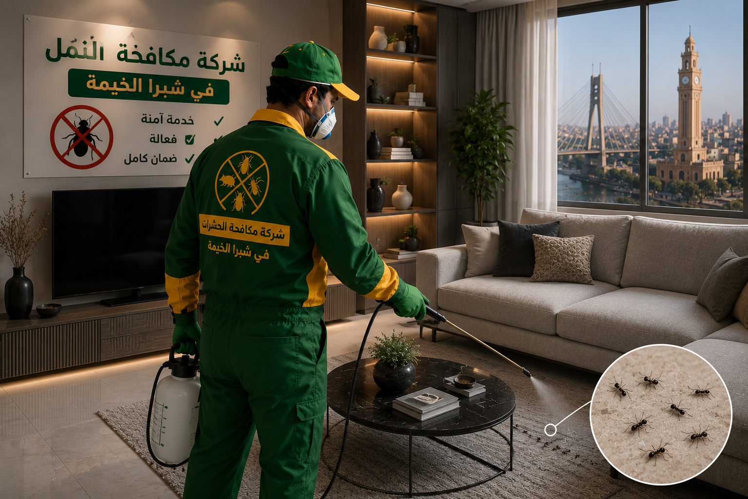 مكافحة النمل في شبرا الخيمة