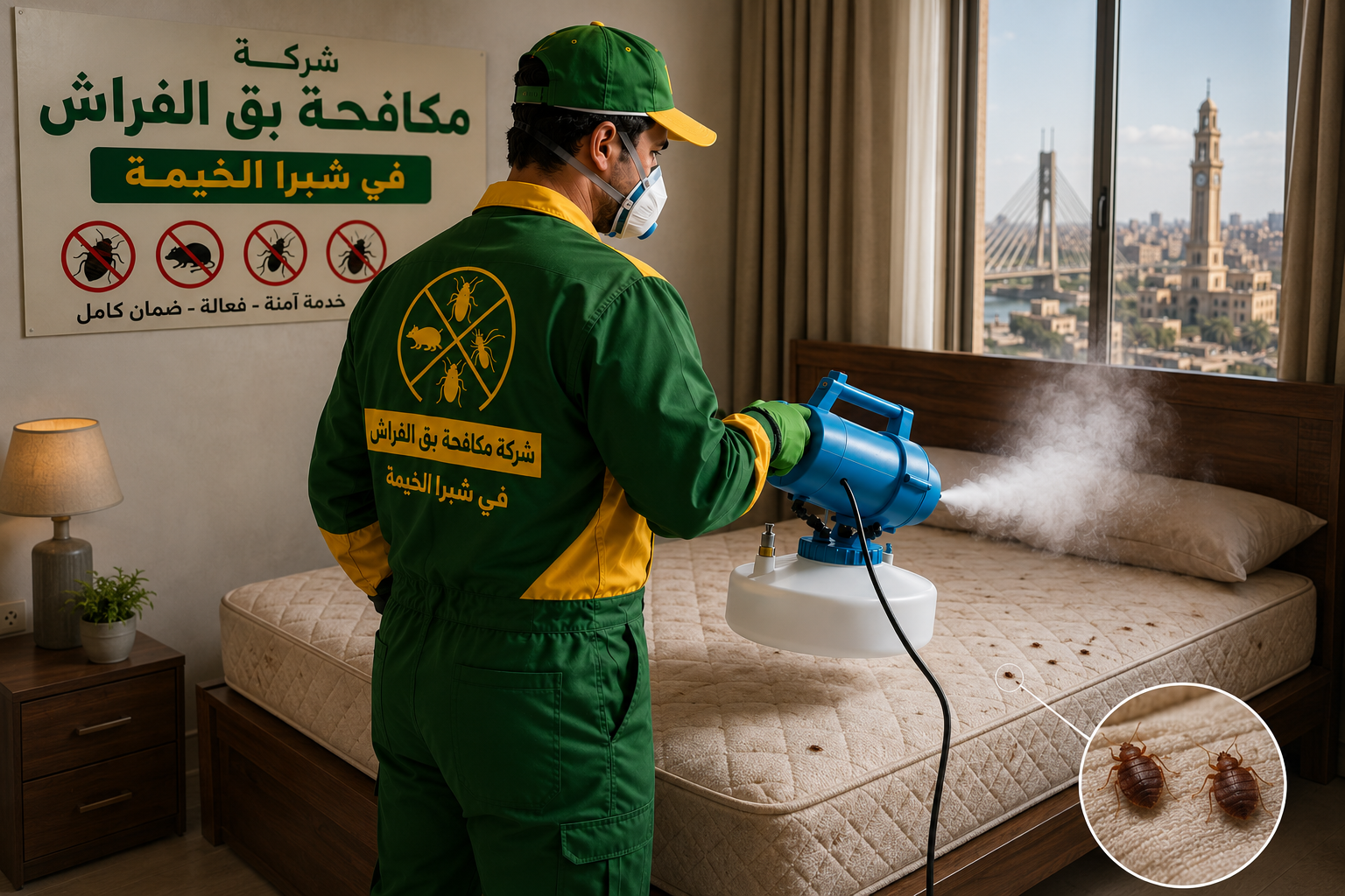 مكافحة بق الفراش في شبرا الخيمة