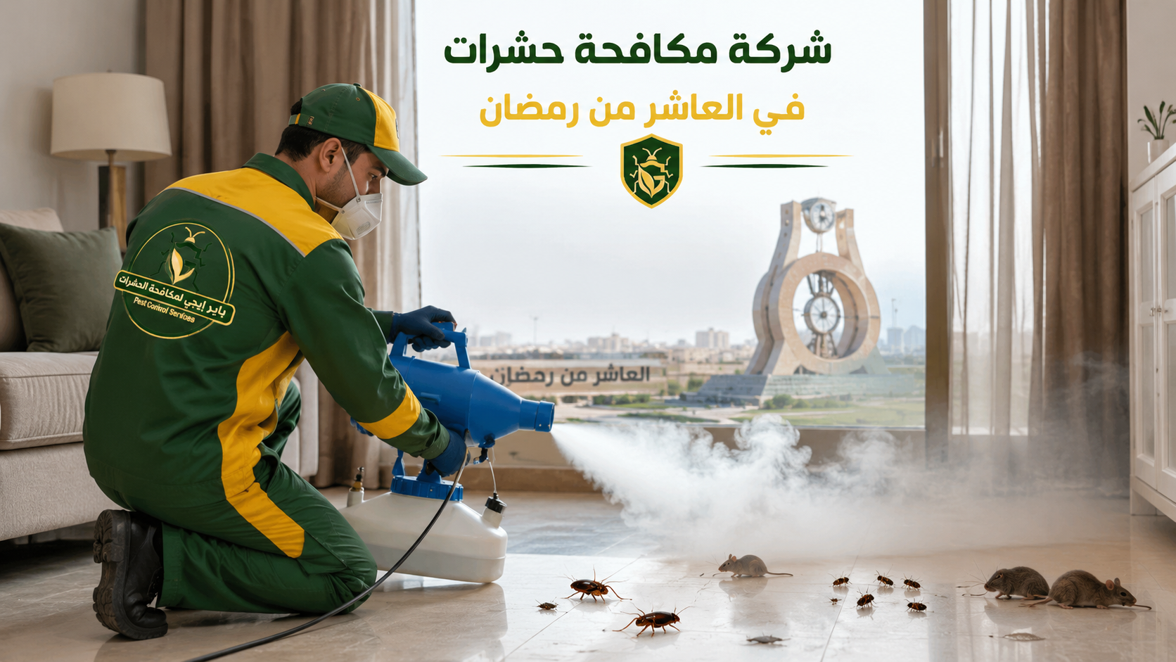شركة مكافحة حشرات في العاشر من رمضان
