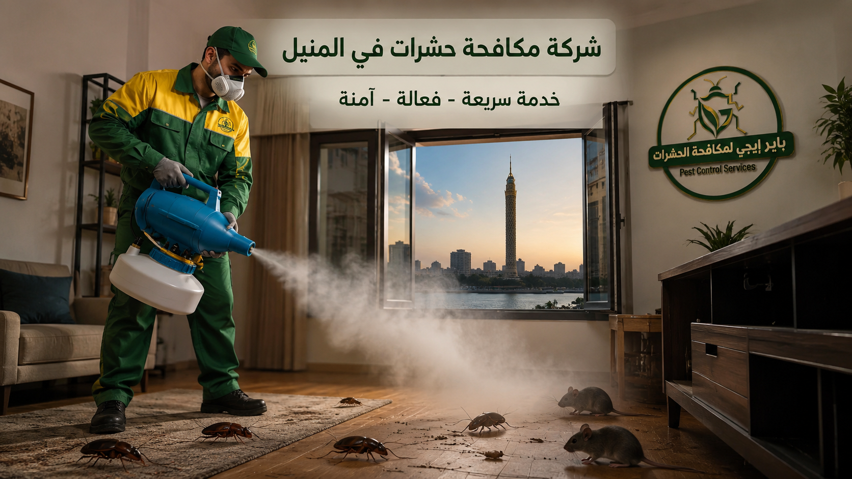 شركة مكافحة حشرات في المنيل