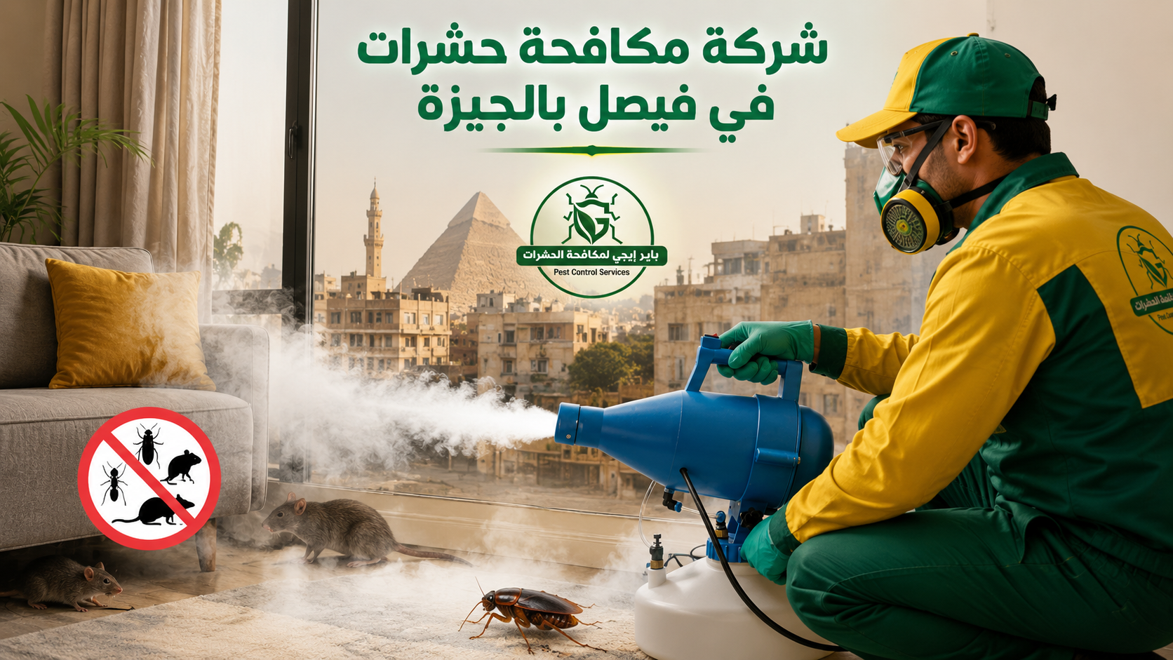 شركة مكافحة حشرات في فيصل