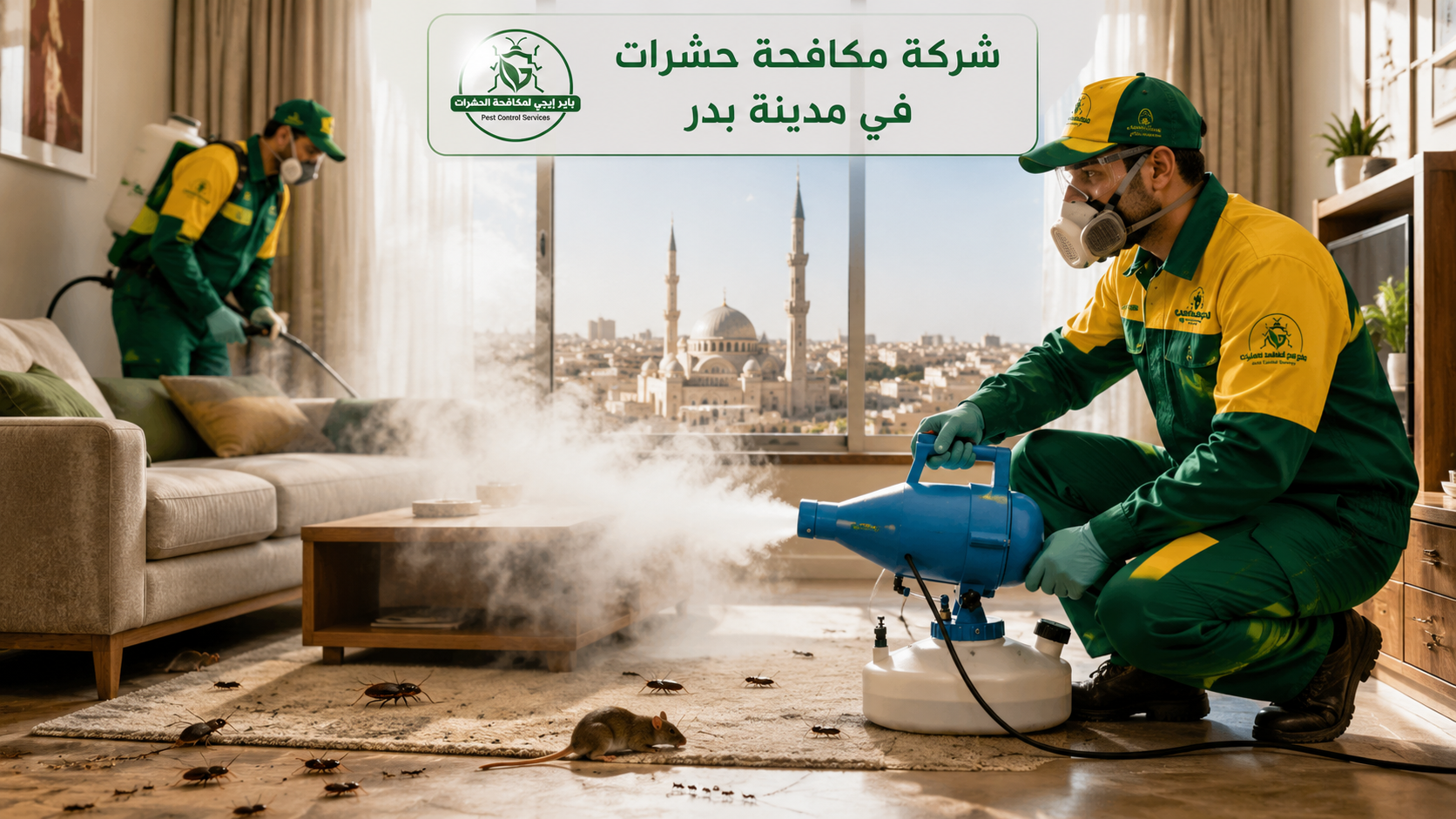 شركة مكافحة حشرات في مدينة بدر