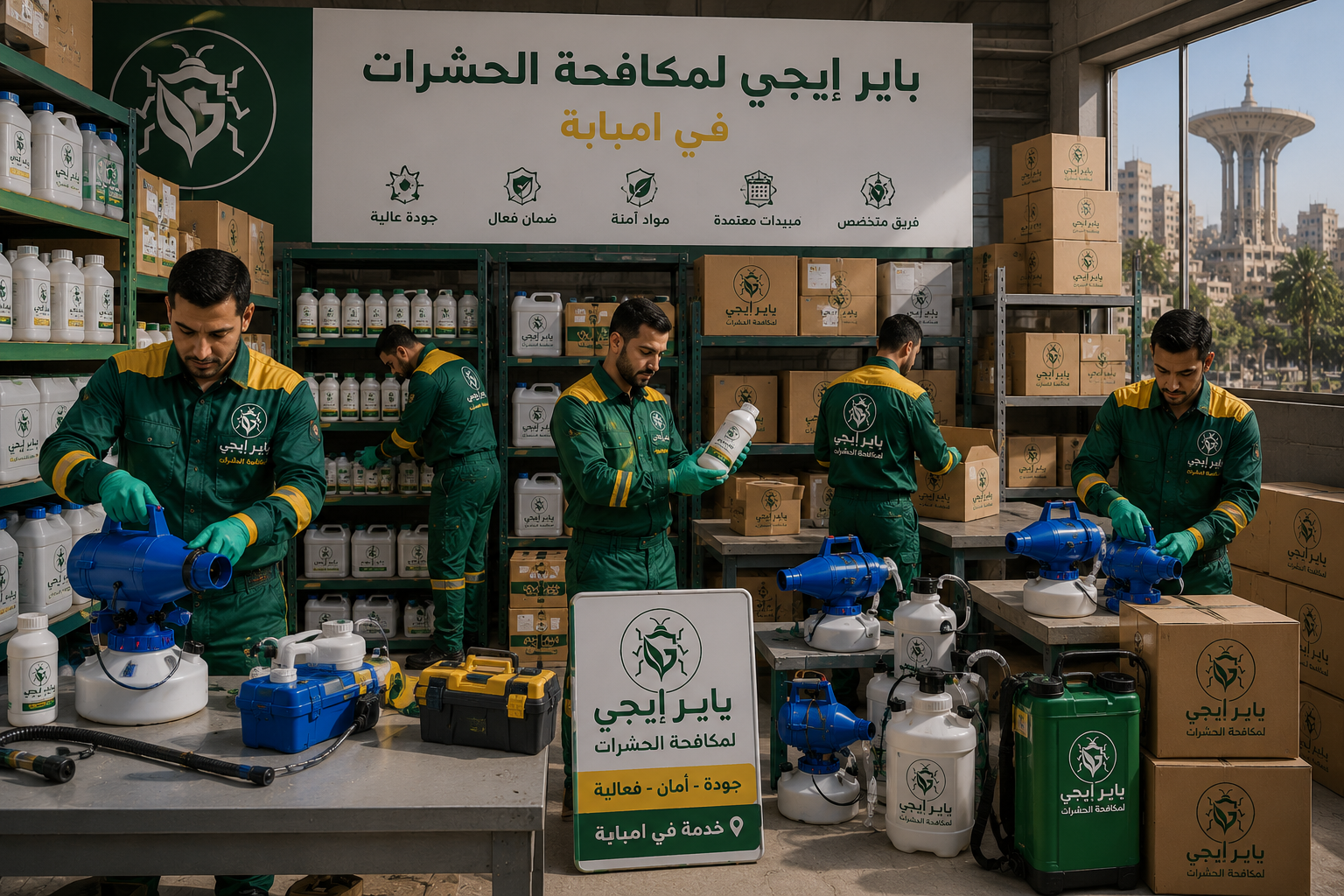 معدات رش حشرات حديثة