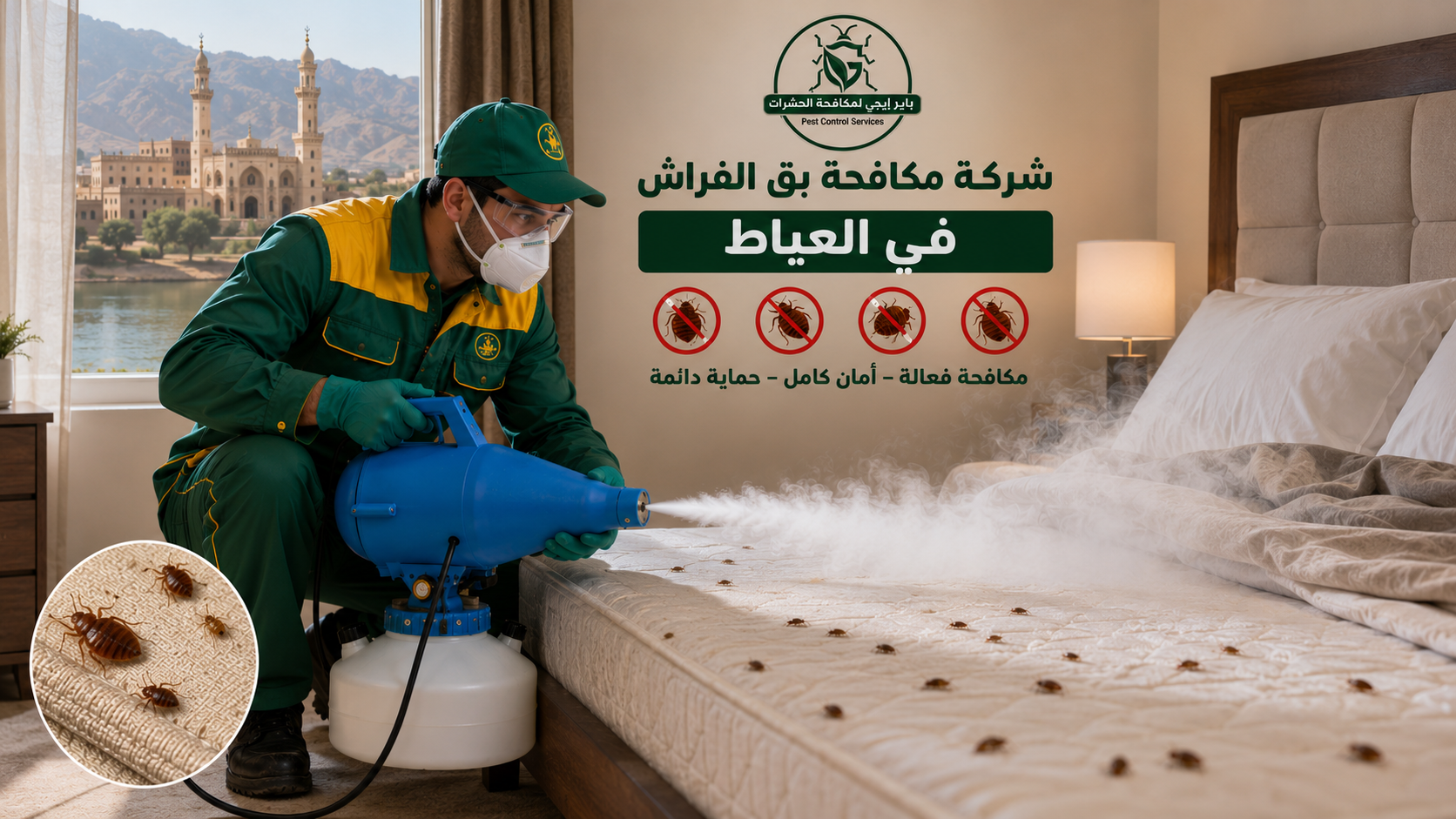 مكافحة بق الفراش في العياط