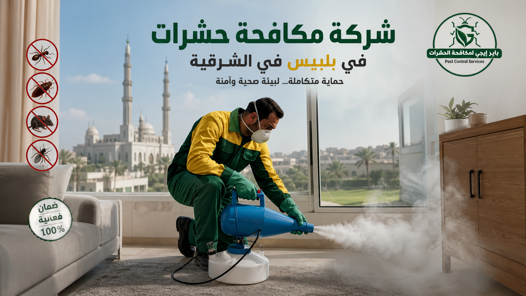 شركة مكافحة حشرات في بلبيس