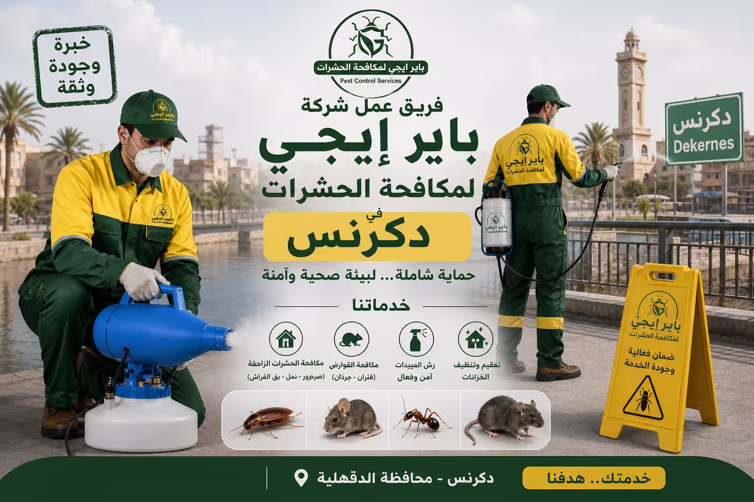 مكافحة الفئران في دكرنس